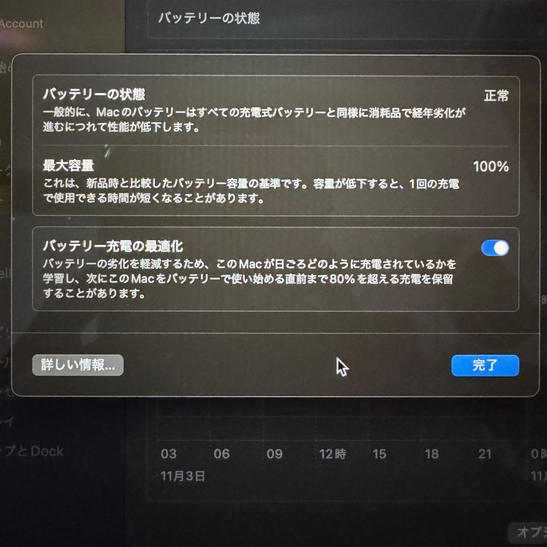 最大容量100% 1TB 16GB Apple MacBookAir M1 美品