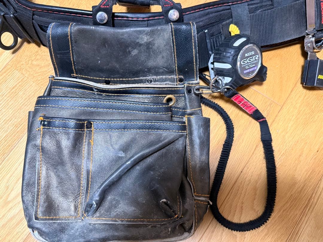 腰道具一式 新品KDS GGR 5.5mスケール&安全帯付き ベルト類タジマ