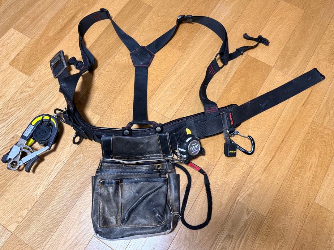 腰道具一式 新品KDS GGR 5.5mスケール&安全帯付き ベルト類タジマ