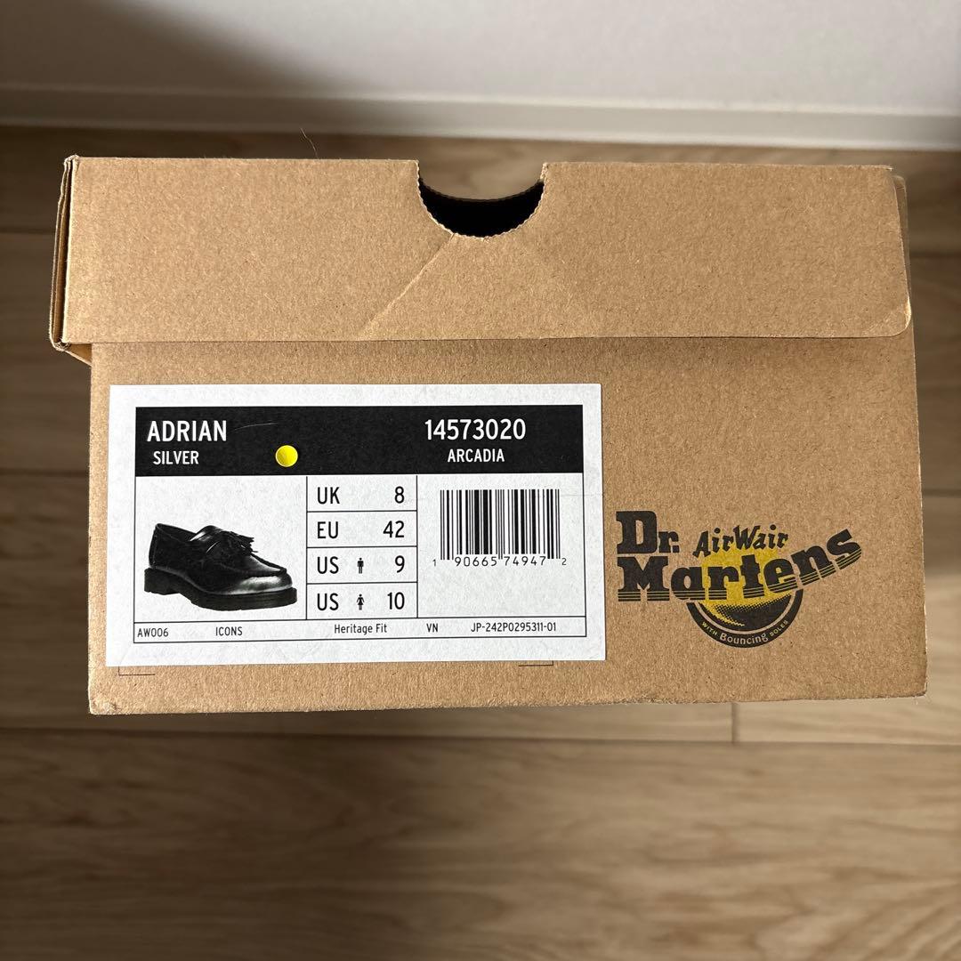 o*★様 Dr.Martens ADRIAN タッセルローファー シルバー 27
