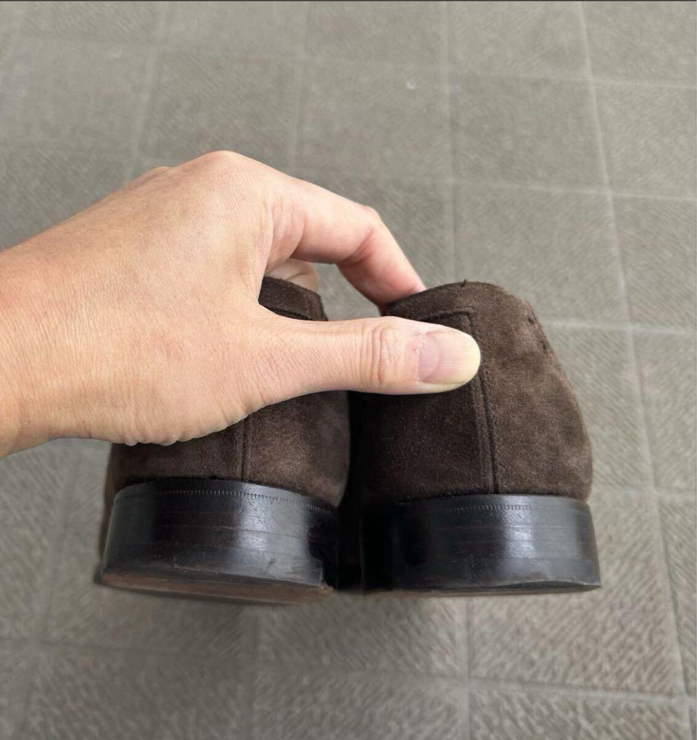 【数回着用】マスターロイド/ ロイドフットウェア スエードセミブローグ