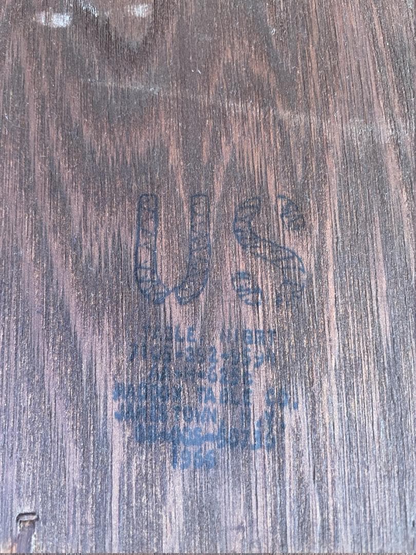 米軍放出品 1966年製 Maddox Table Co. ボウフロントチェスト