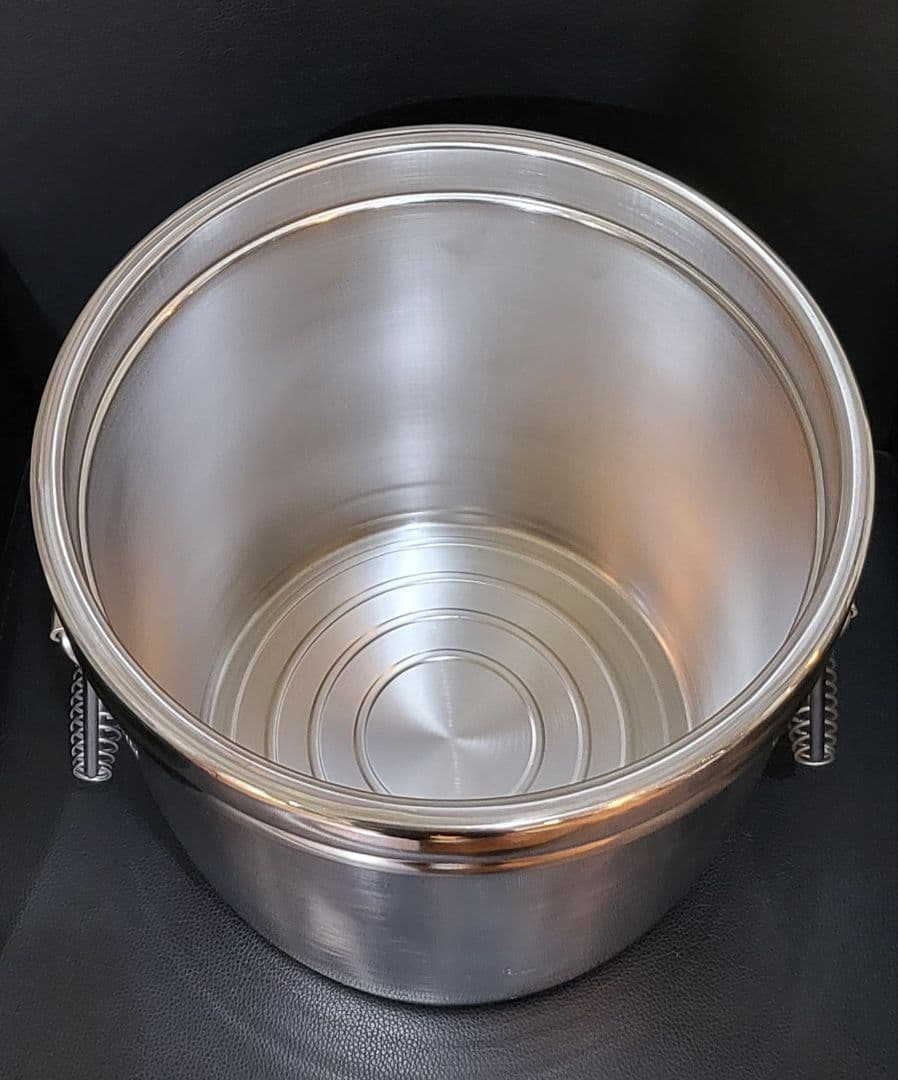 二重汁食缶 中蓋式 両手式　クリップ無