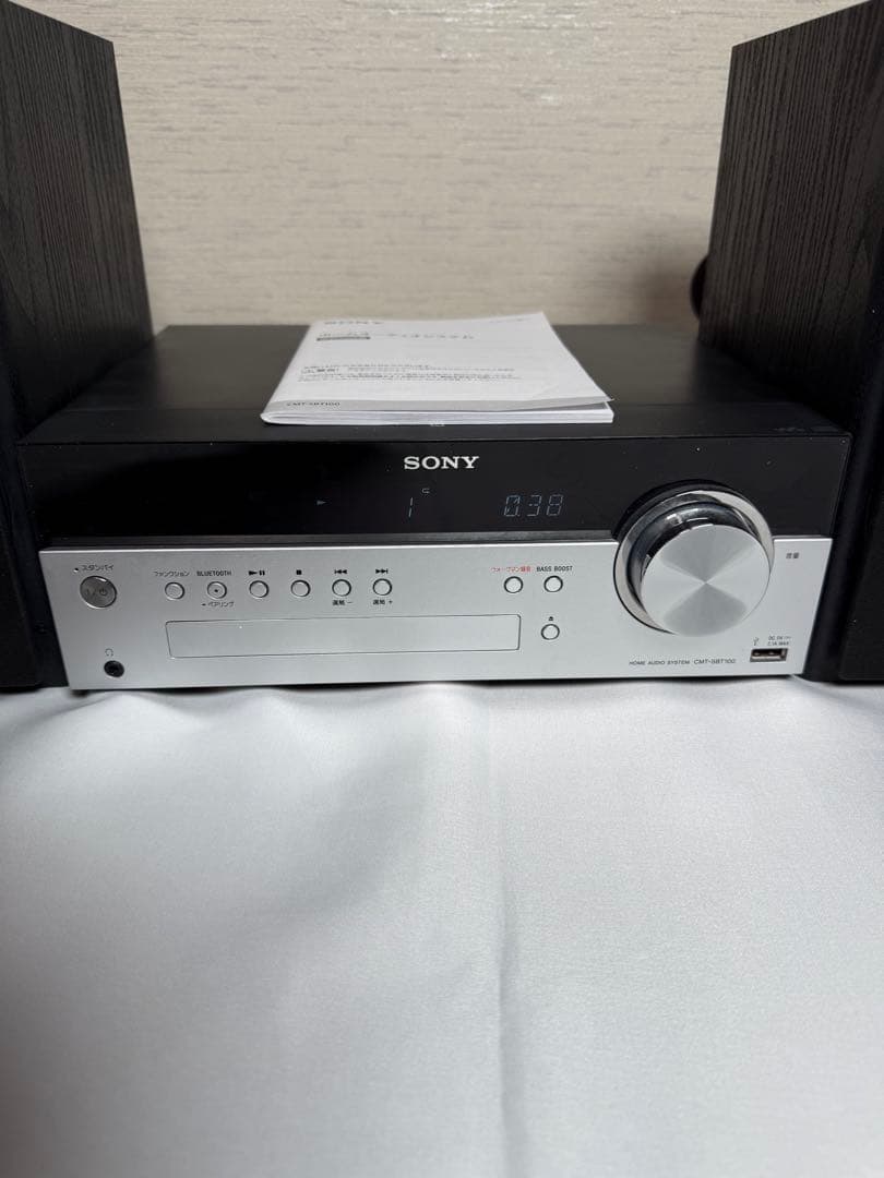 SONY CMT-SBT100 ミニコンポ Bluetooth CDリモコン付