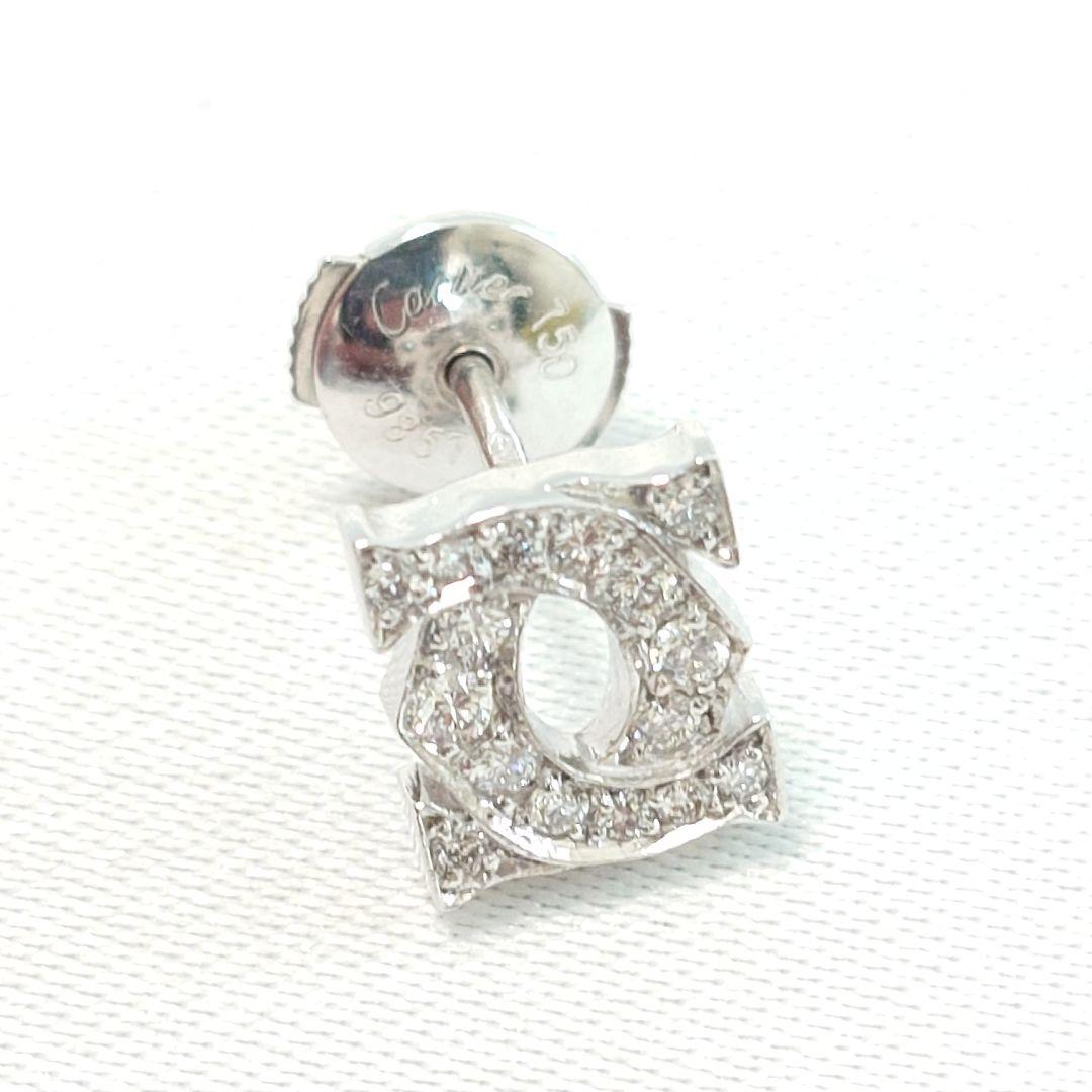 【美品】カルティエ アントルラセ ピアス 片耳用 6688