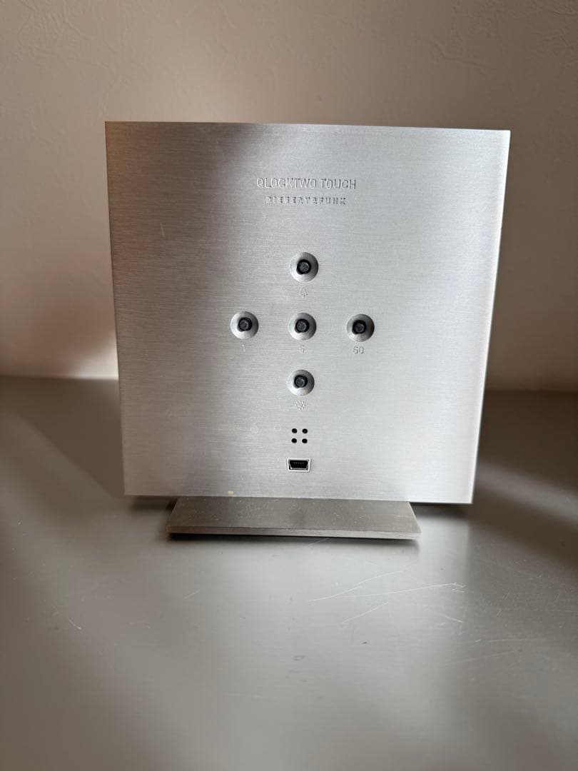 クロックツー CLOCKTWO 卓上時計 デジタルクロック 中古美品