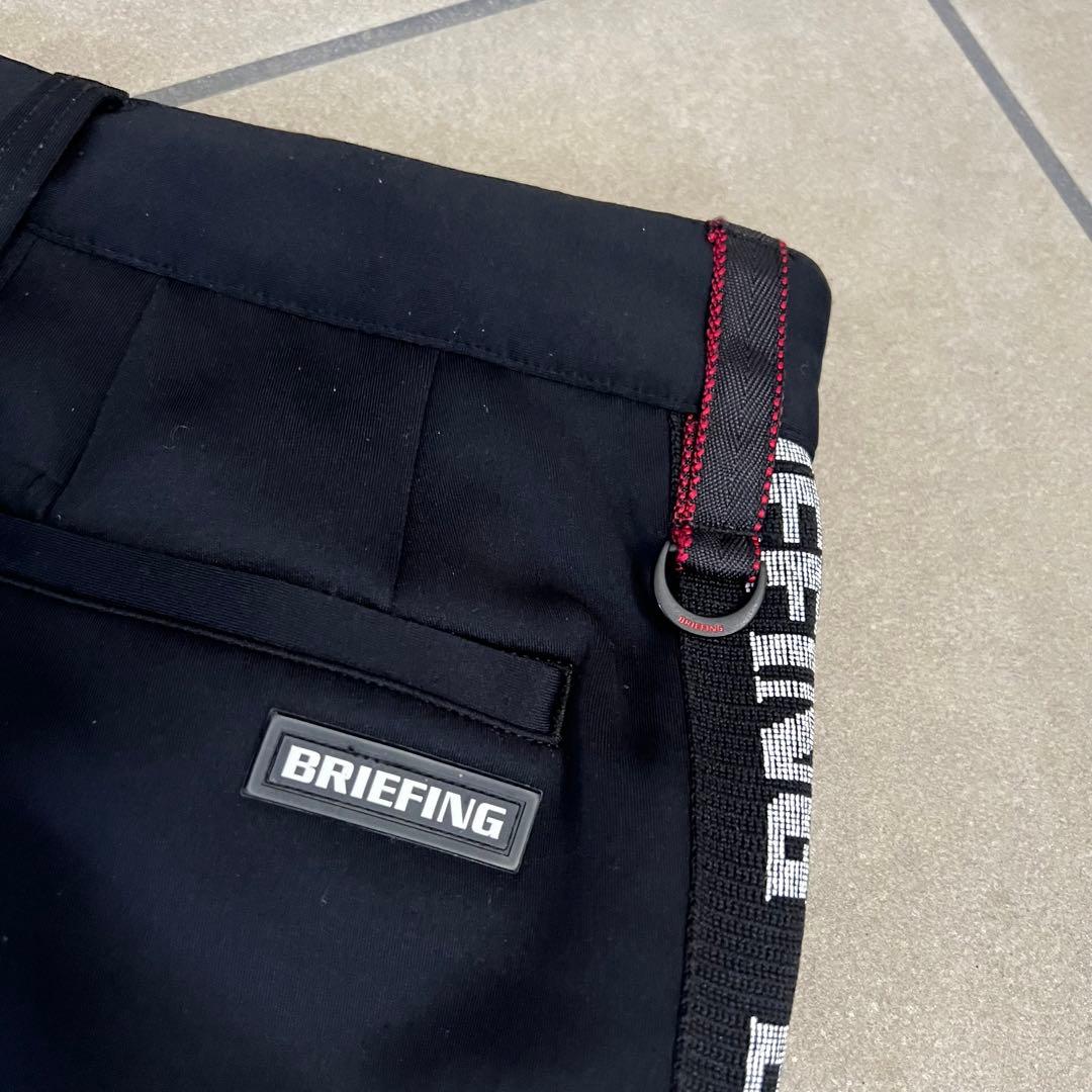 BRIEFING ブリーフィング　セットアップ　メンズ　サイドロゴ　ゴルフ　白黒