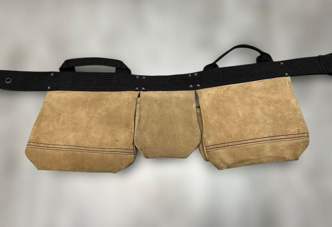 工*O様 KUNY'S AP-622 腰袋両側ベルト レザー クニーズ ツールバ