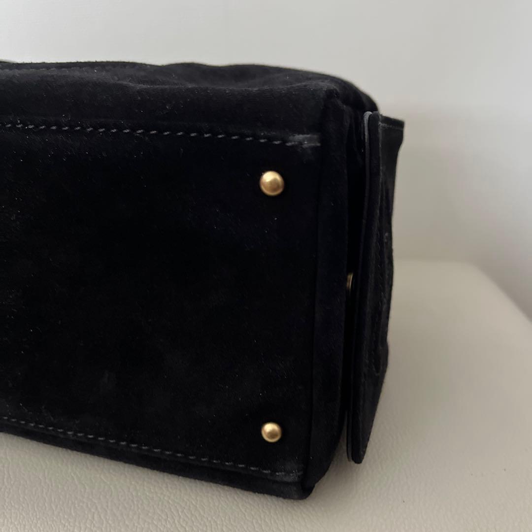 美品！シャネル　チェーンショルダーバッグ　バックスキン　ブラック