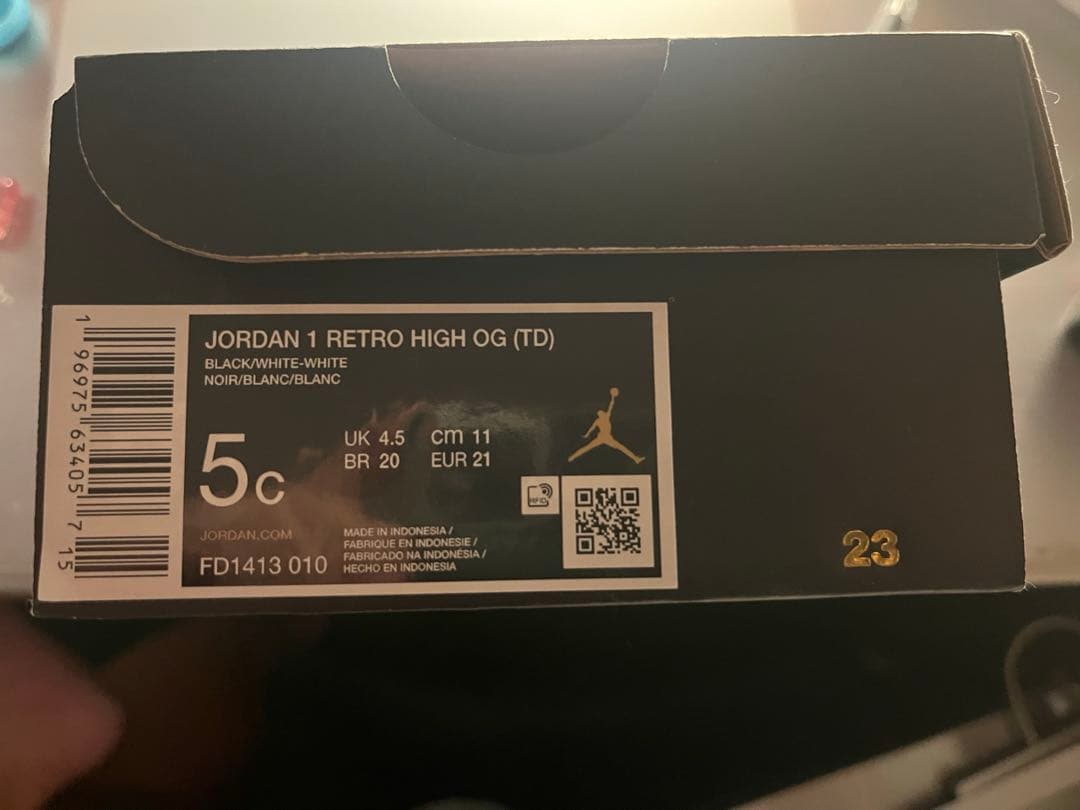 ちゃみ　jordan1 retro high og td