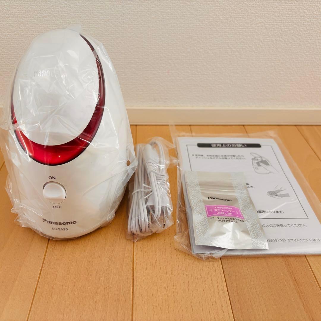 【新品未使用】Panasonic フェイススチーマーナノケア EH-SA35-P