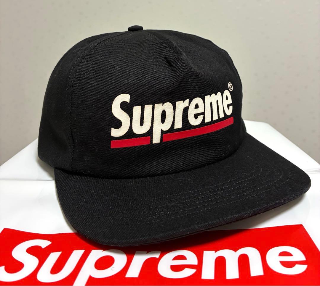 24時間以内発送 完売品 極美品 黒 Underline 5-panel Cap