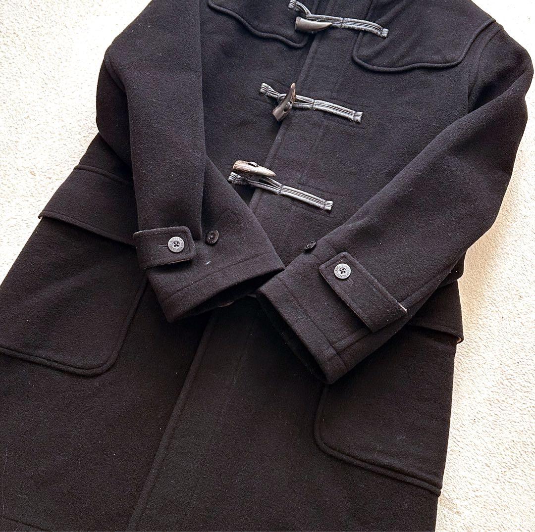 バーバリーブラックレーベル　ダッフルコート　ノバチェック　ロング　ベルト