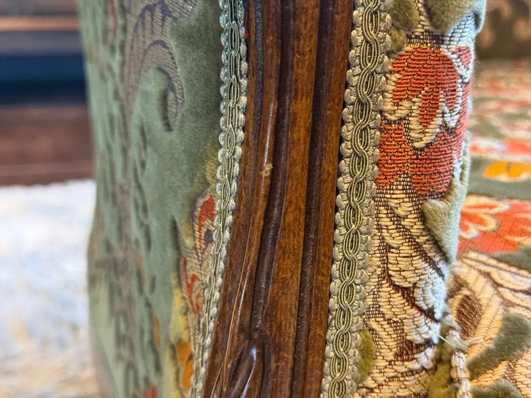 金華山織　クラシック　クラシカル　アームソファ　猫脚　ヨーロピアン　GZ