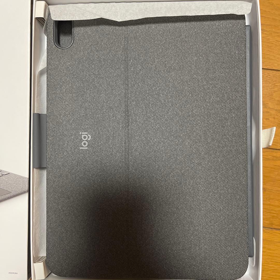 logicool Combo Touch iPadケース グレー
