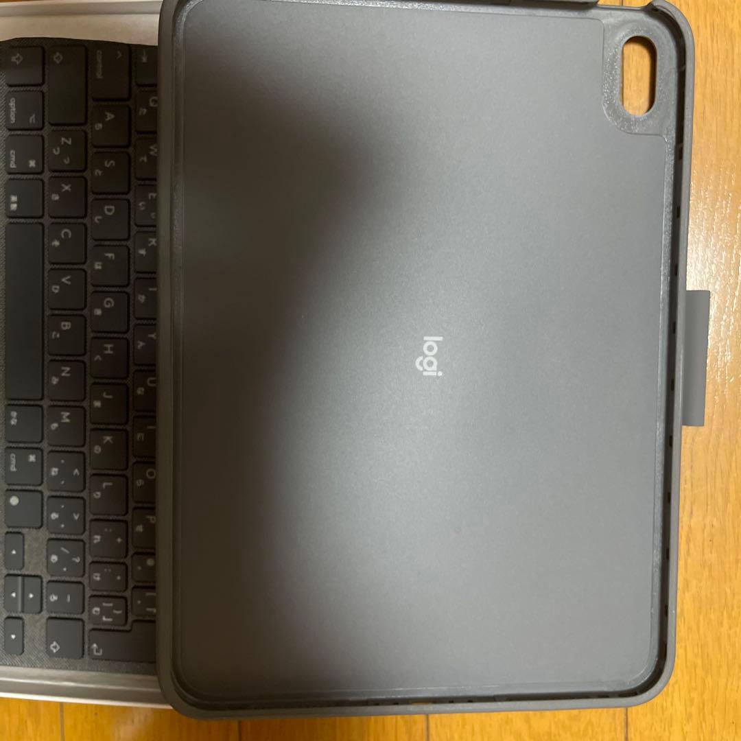 logicool Combo Touch iPadケース グレー