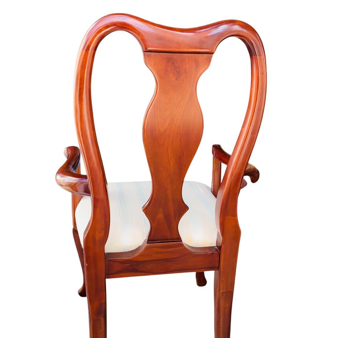 美品‼️大塚家具アンティークチェアー 猫足　レトロ