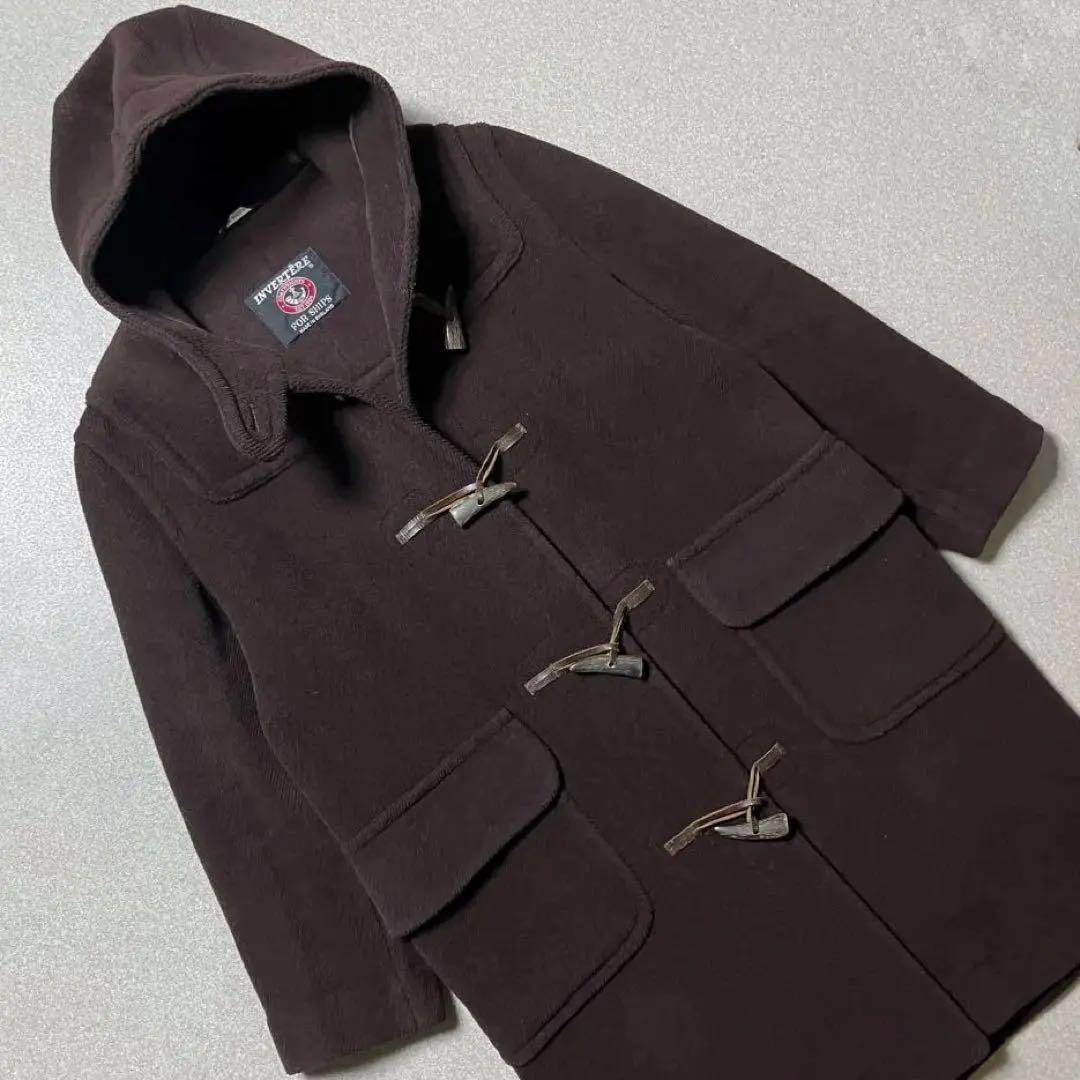 【英国製 インバーティア SHIPS別注】ヘリンボーン ダッフルコート