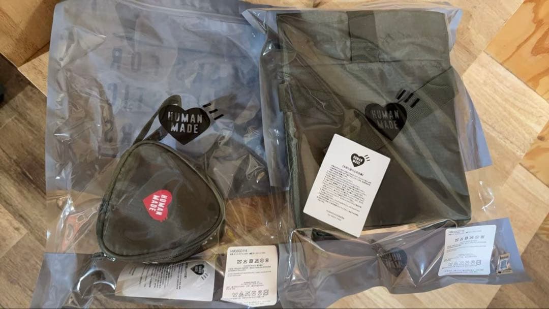 新品 HUMAN MADE OBENTO BAG ONIGIRI 2点セット