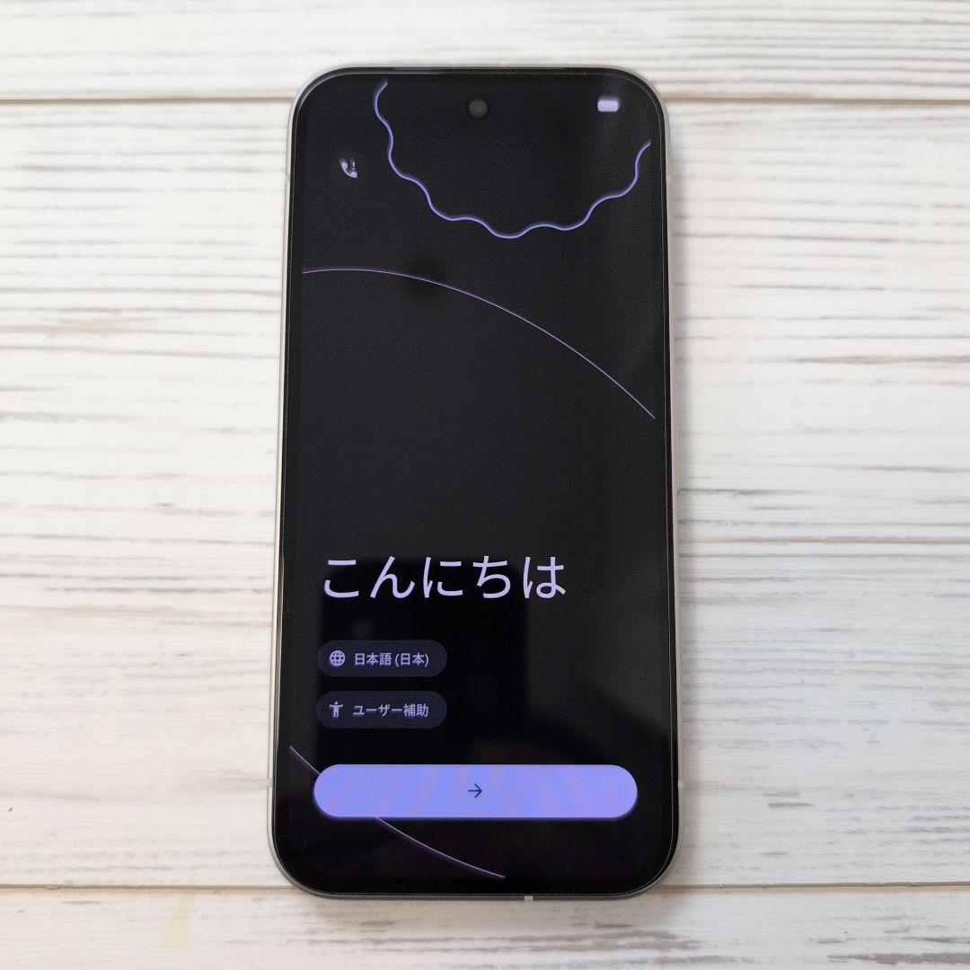 美品【使用少】Google Pixel9a ポーセリン 本体