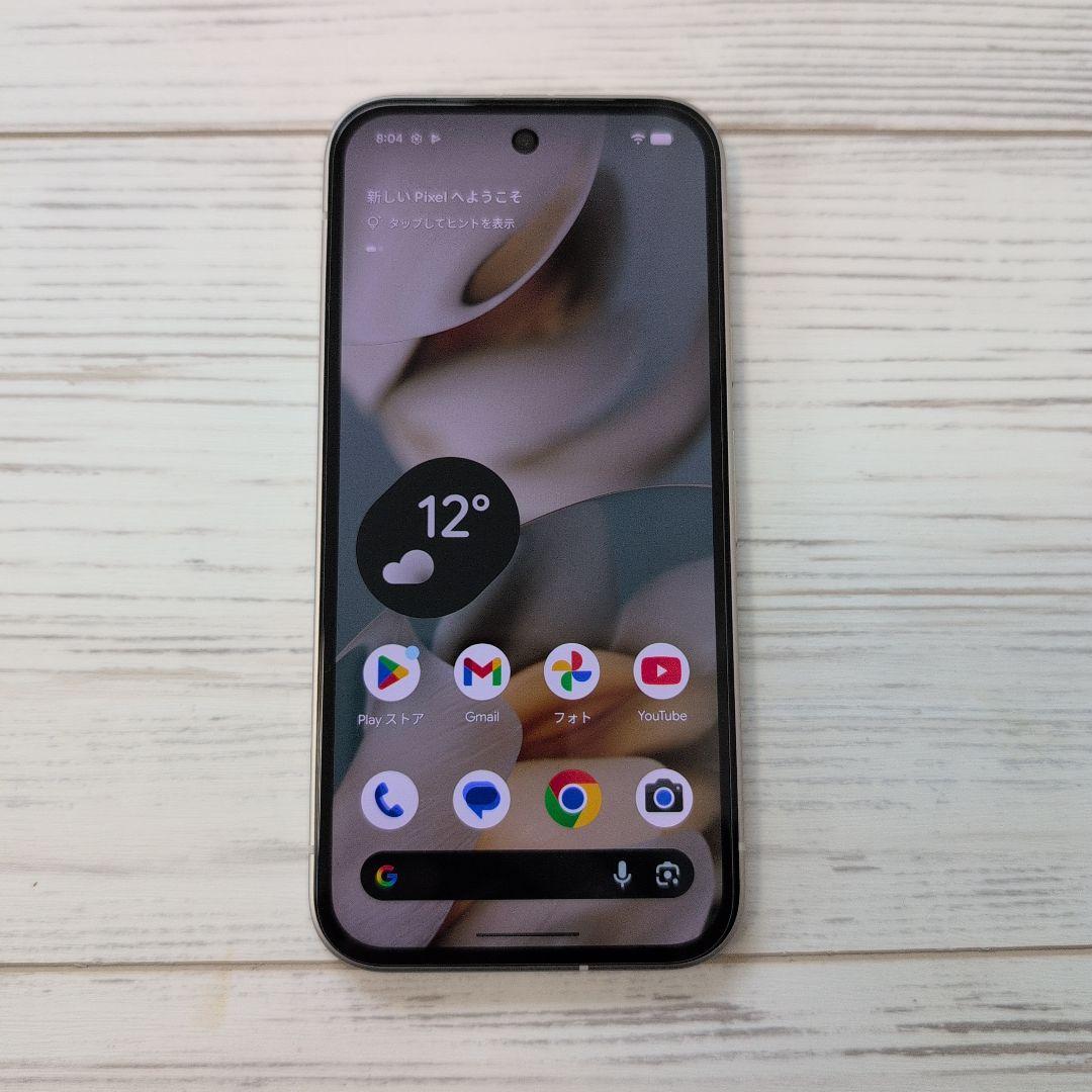 美品【使用少】Google Pixel9a ポーセリン 本体