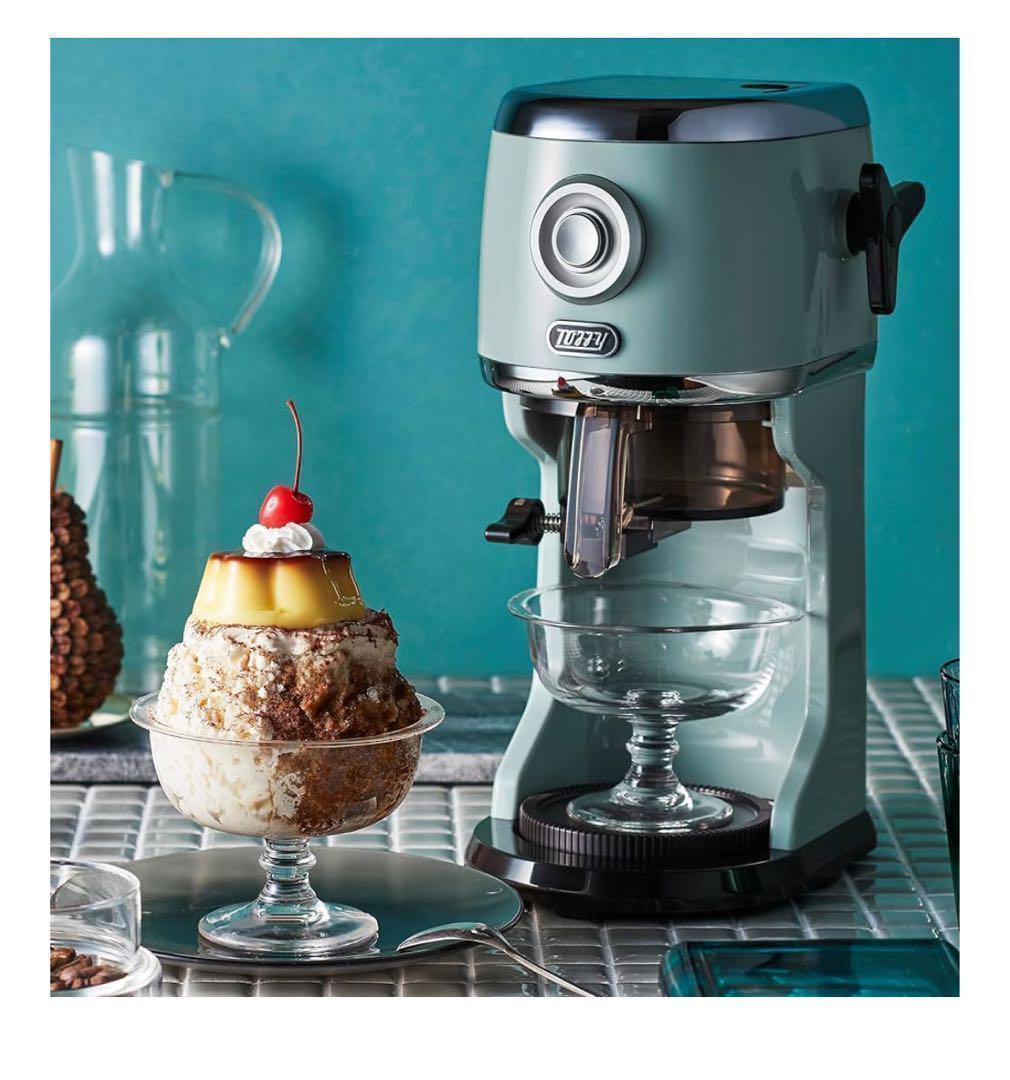新品未使用 ✨Toffy 電動かき氷機 レトロ おしゃれ ふわふわ氷 トフィー