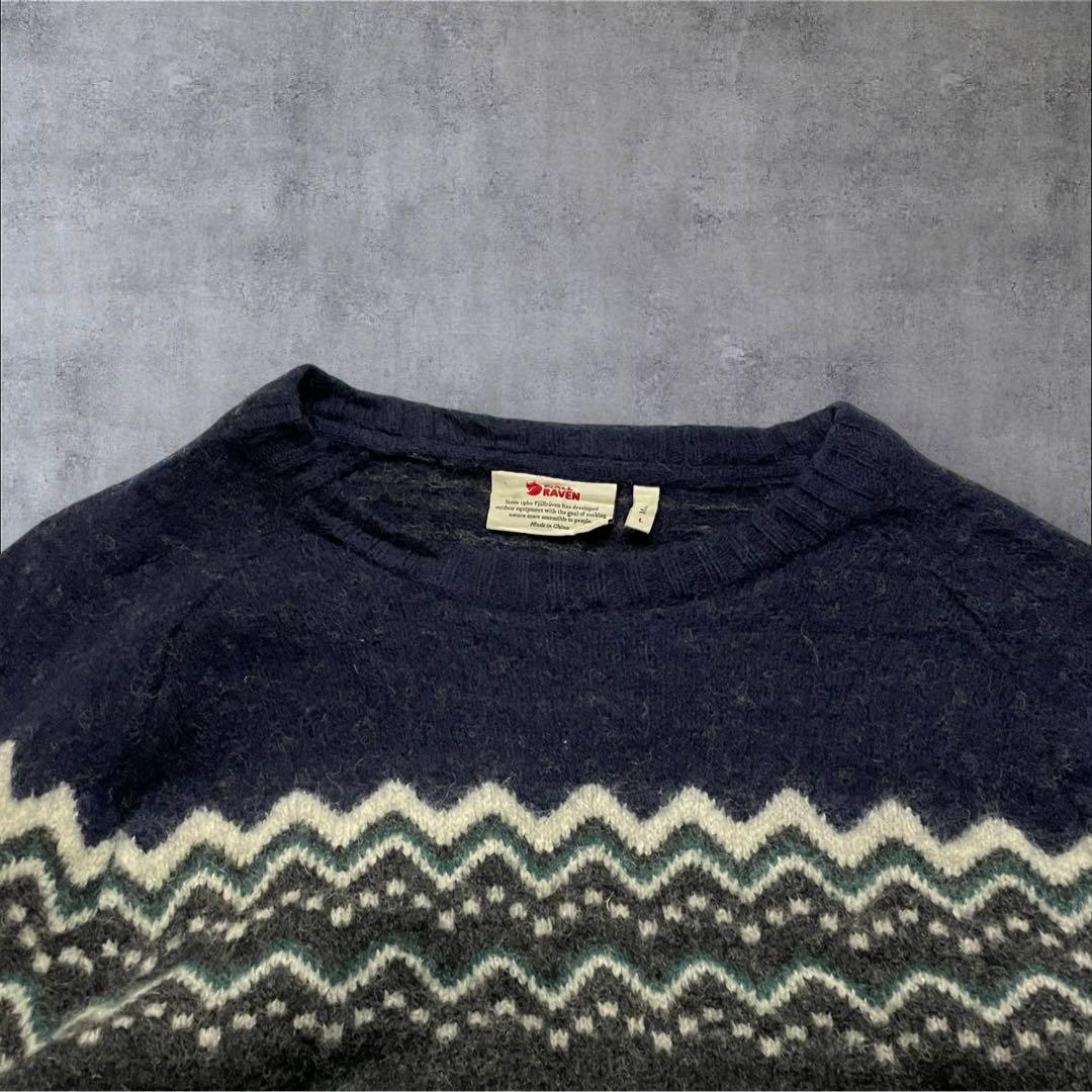 RaiFJALL RAVENフェールラーベン ノルディック柄ウールニット