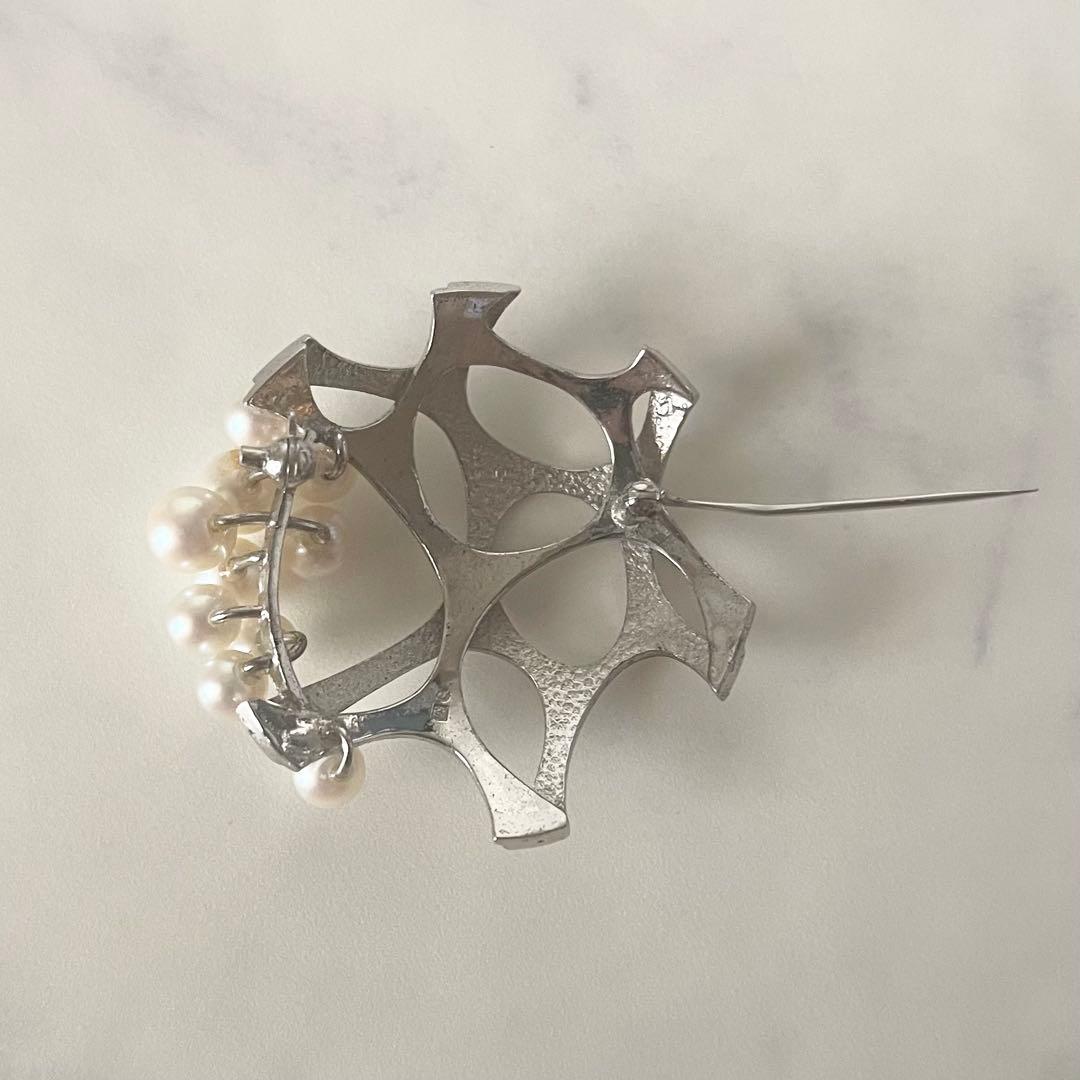 美品✨田崎真珠 TASAKI タサキ アコヤ真珠 パール ブローチ コサージュ