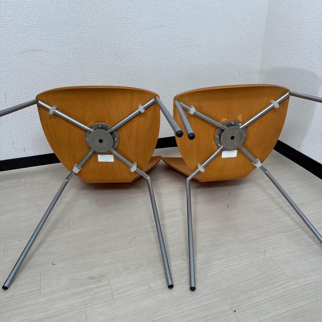 ダネルカ スタッキングチェア ダイニングチェア デンマーク製 4脚セット i1※