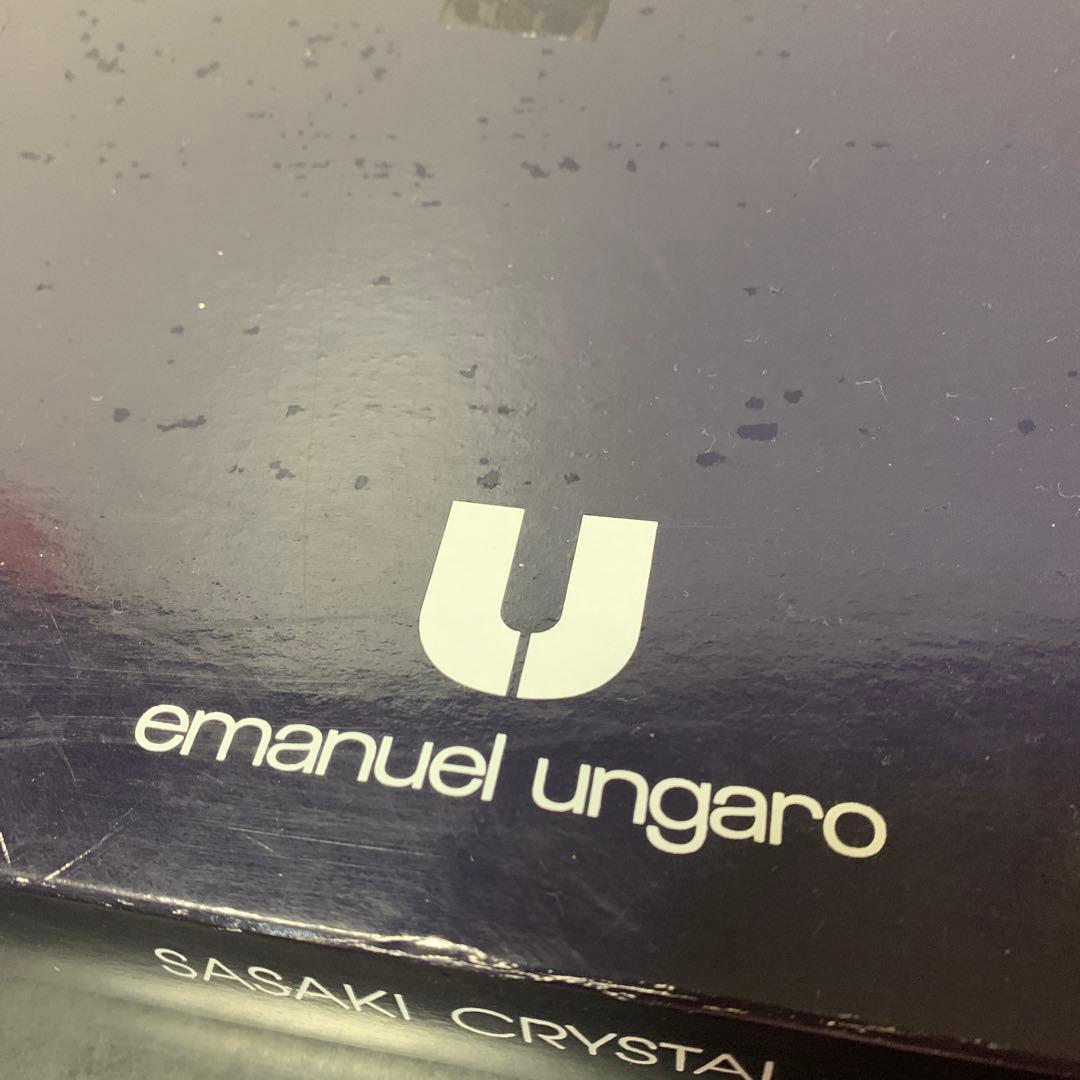 【中古】Emanuel Ungaro クリスタル八角形皿18-421