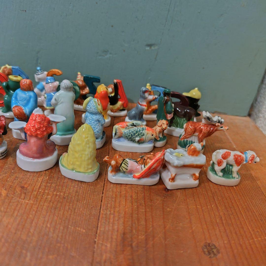 専用出品　ビンテージフェーブ30個おまとめセット　フランス製雑貨ガレット陶器置物