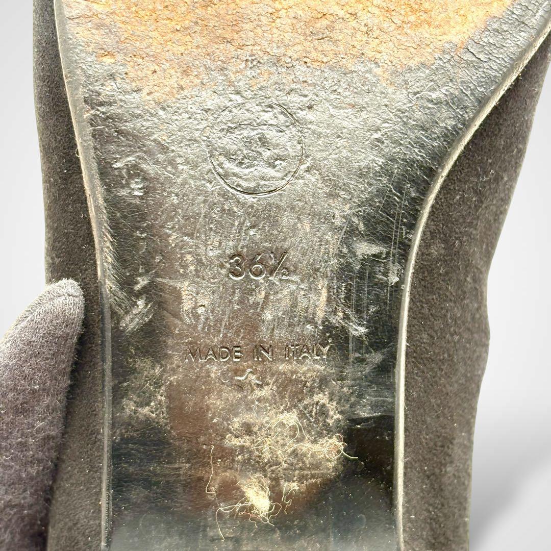 CHANEL シャネル ココマーク フラットシューズ パンプス 黒 イタリア製