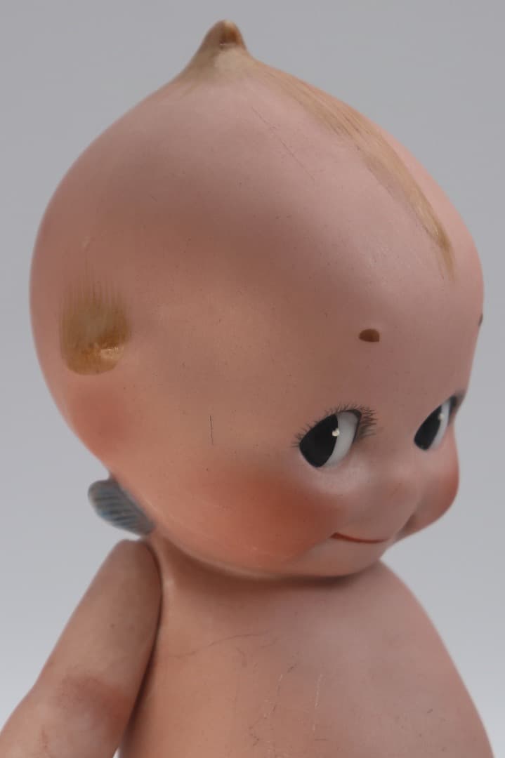 ケストナー製ポーセリン・キューピー、 ビンテージ陶器製人形 約22cm