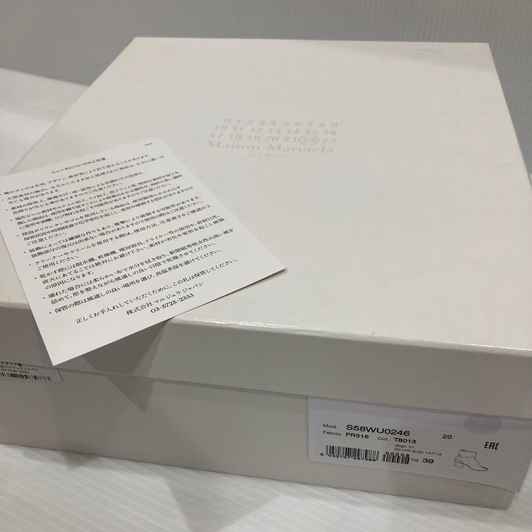 マルジェラ 足袋ブーツ 39 ヒール6cm 【数回使用 極美品】