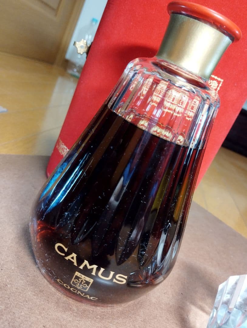 【新品未使用】古酒　CAMUS　カミュ　バカラクリスタル　コニャック