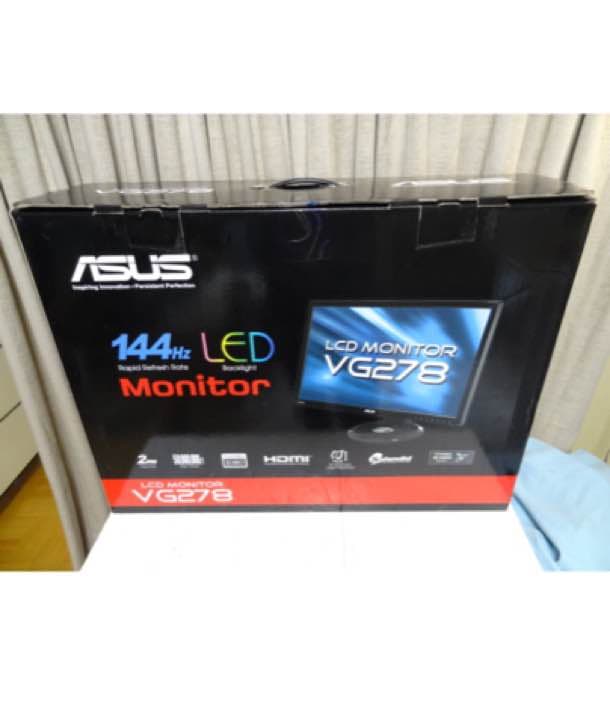ASUS VG278 144hz 27インチ ゲーミングモニター