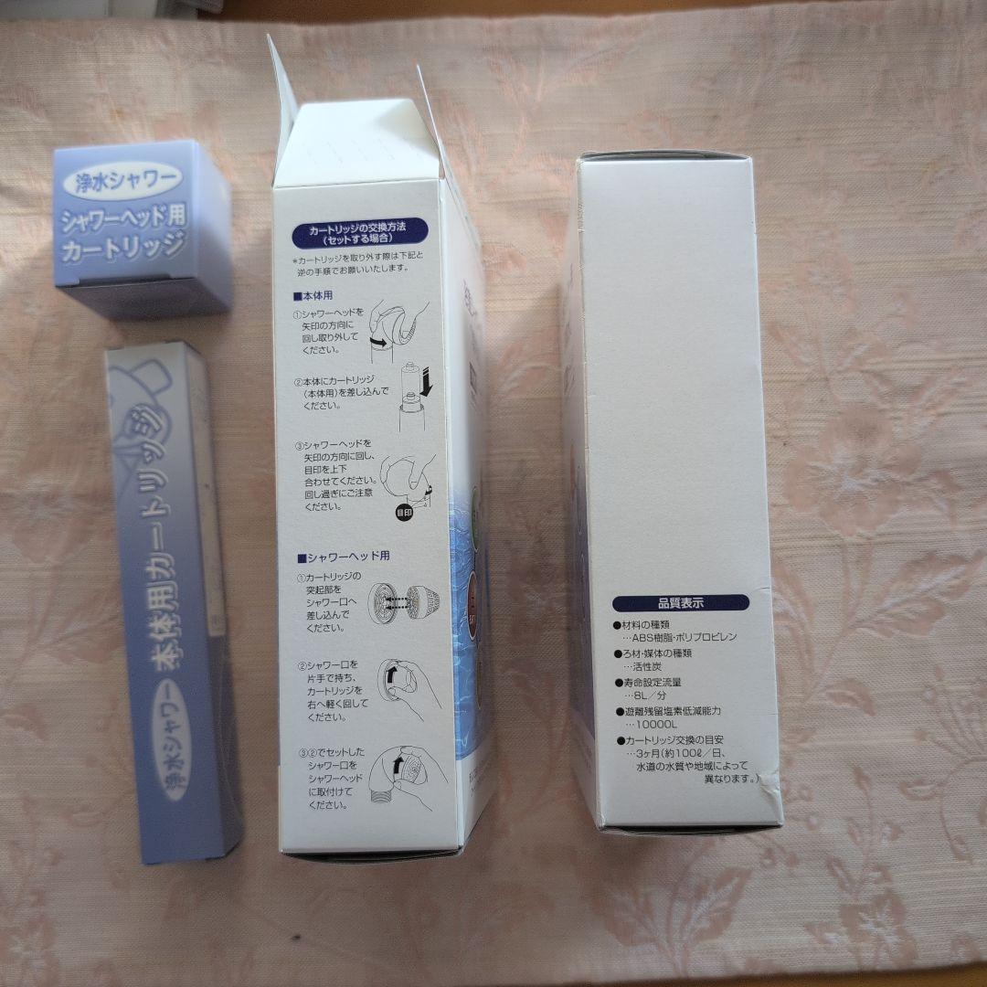 素粒水 浴室シャワー用 カートリッジ ２セット