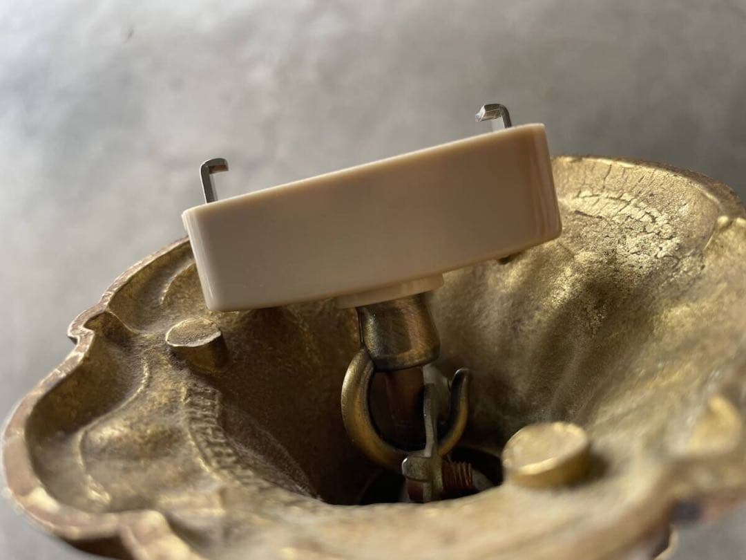 4-1. フランス アンティーク シャンデリア 4灯 キャンドル 吊り下げ