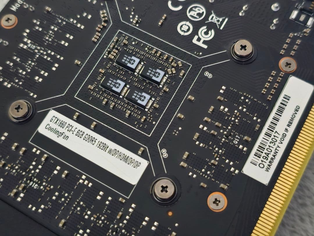 GTX1660 6GB GDDR6 グラフィックボード