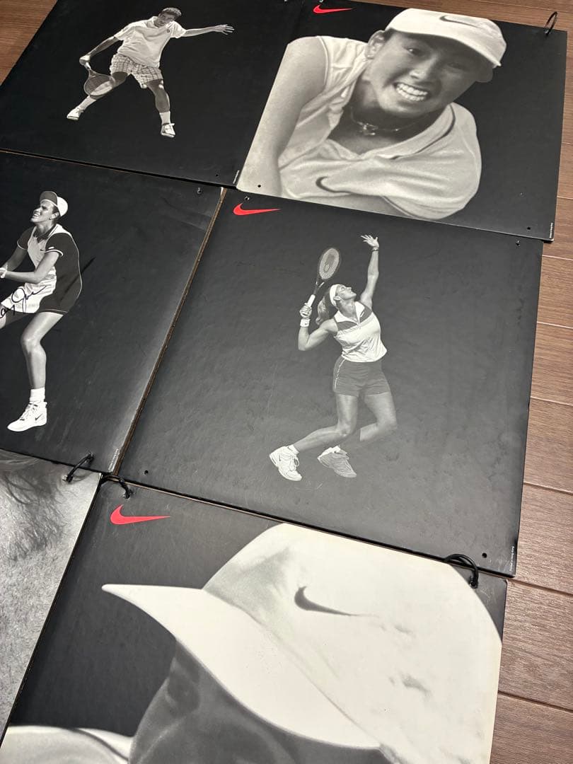 全豪オープン98パネル 6枚セット Mary Joe Fernandezサイン入