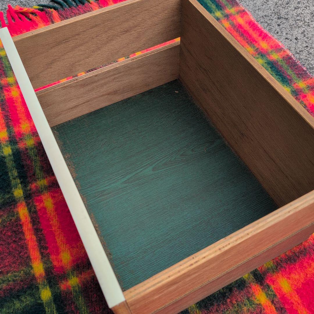 昭和レトロポップ緑5段引き出しラック