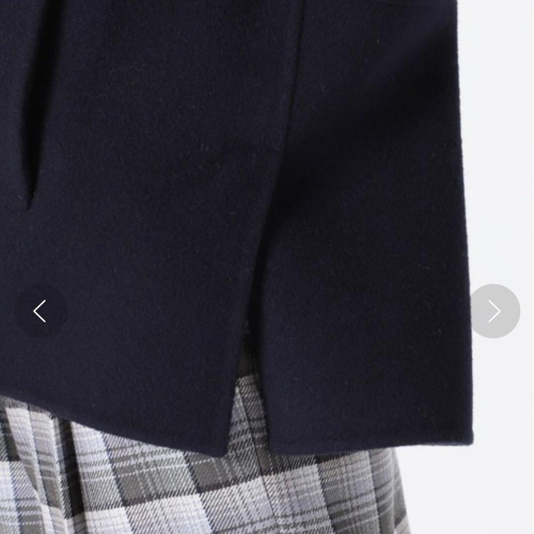 IENA 21AW SUPER160 ダブルフェイスショートコート 38