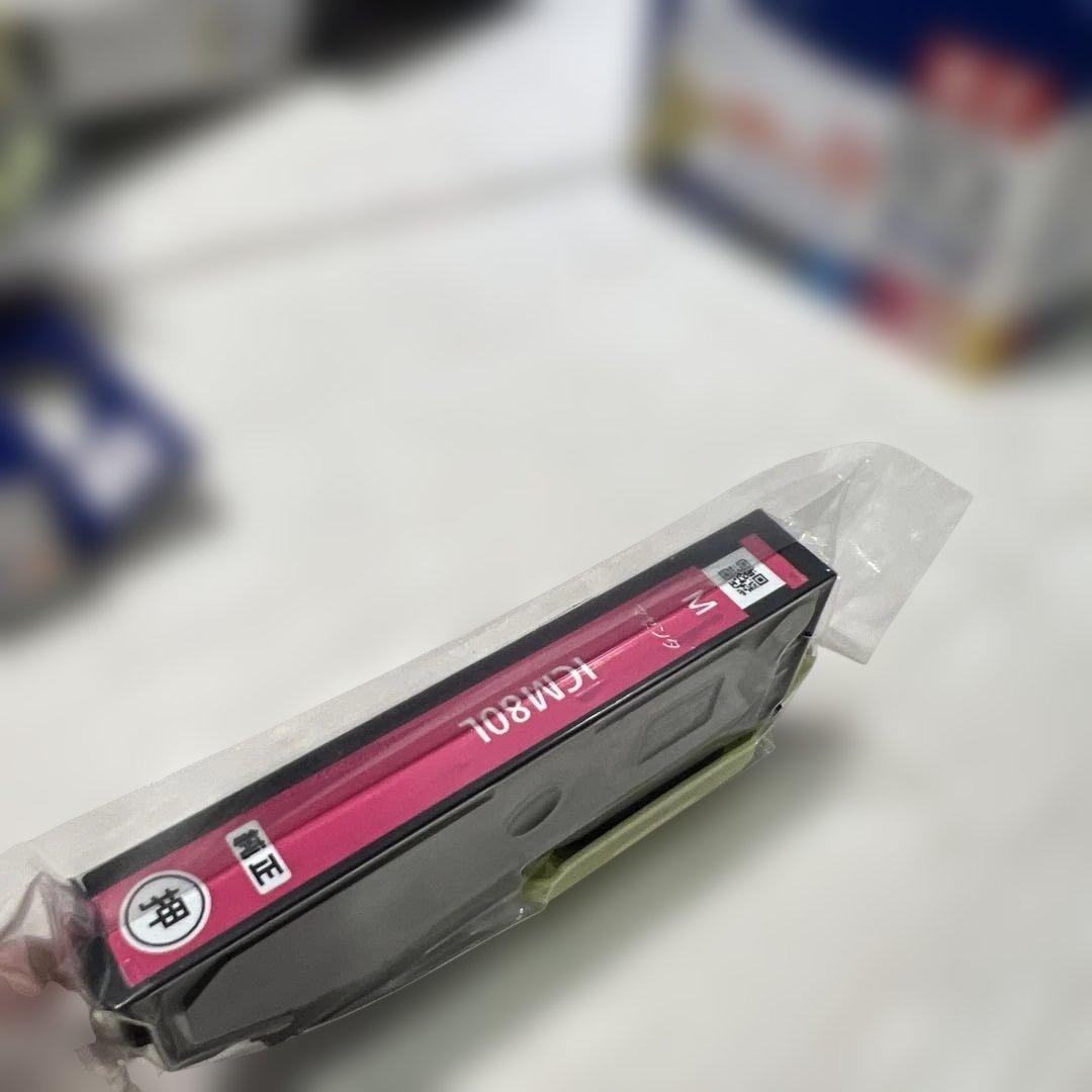 未使用　エプソン純正インク IC6CL80L　とうもろこし プリンタ