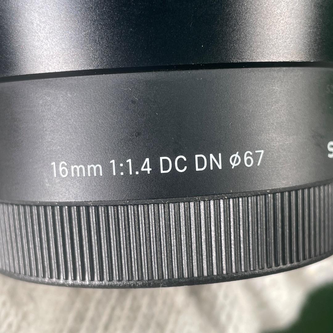 SIGMA 16mm F1.4 DC DN カメラレンズ フィルター セット