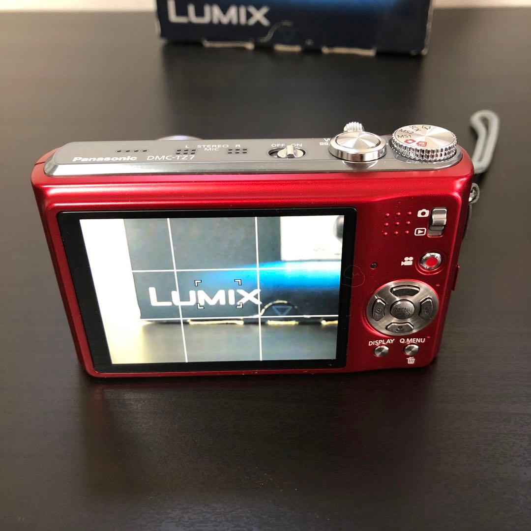 【動作確認済】Panasonic デジタルカメラ LUMIX DMC-TZ7 赤