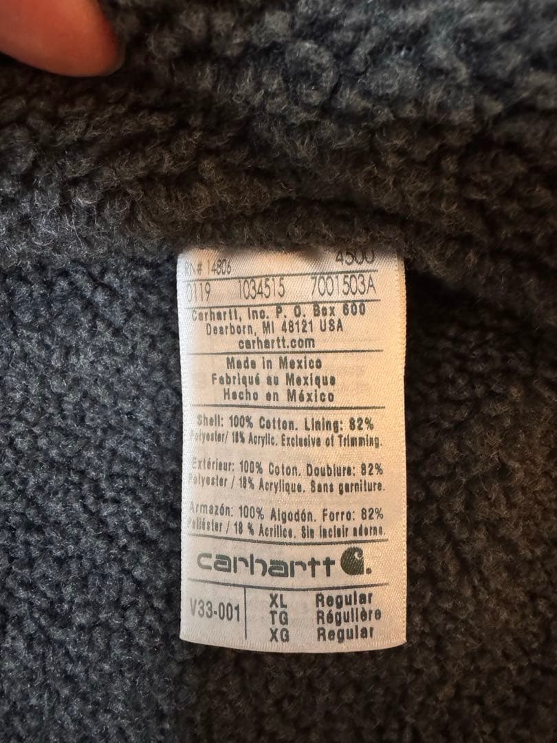 トップス Duck SHERPA-LINED VEST by Carhartt