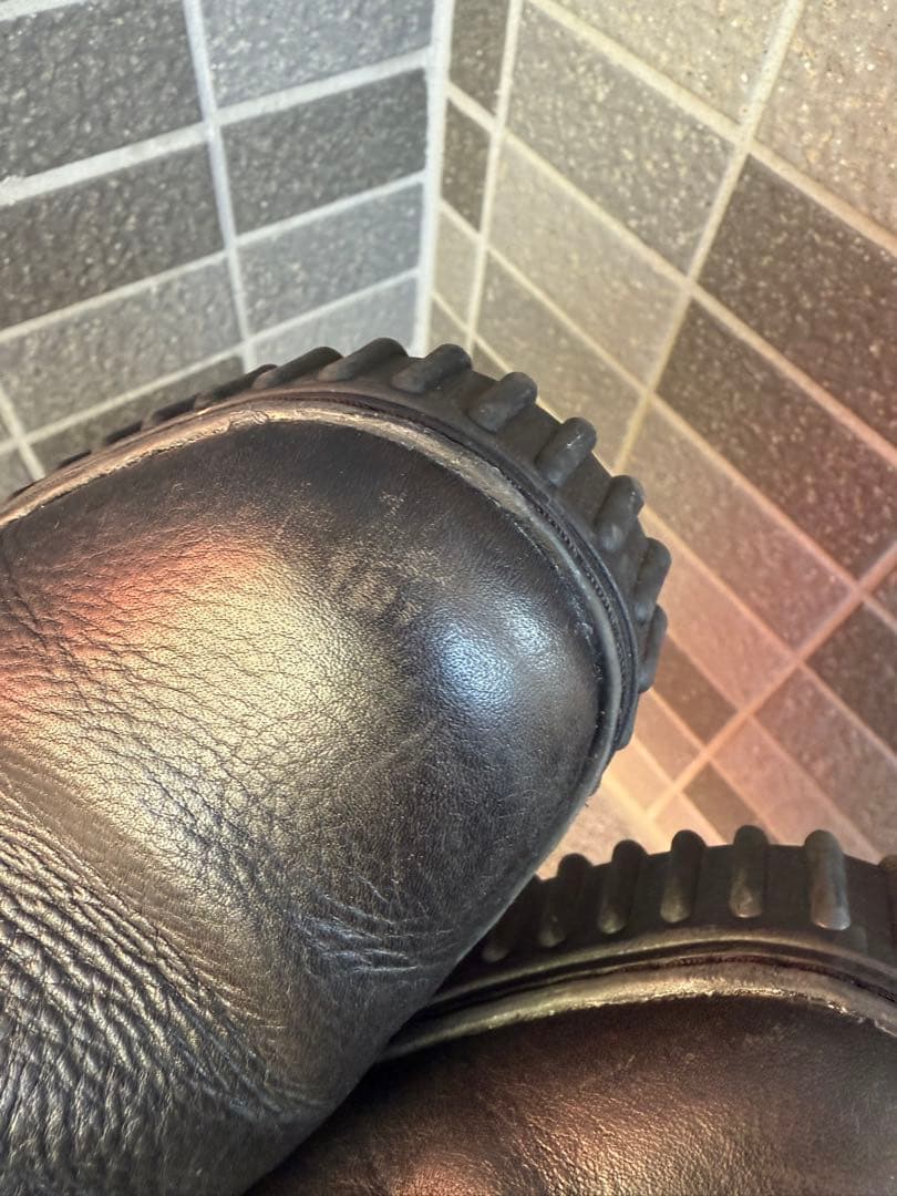 美品 クラークス サイドゴアブーツ トーヒルメープル　厚底　黒