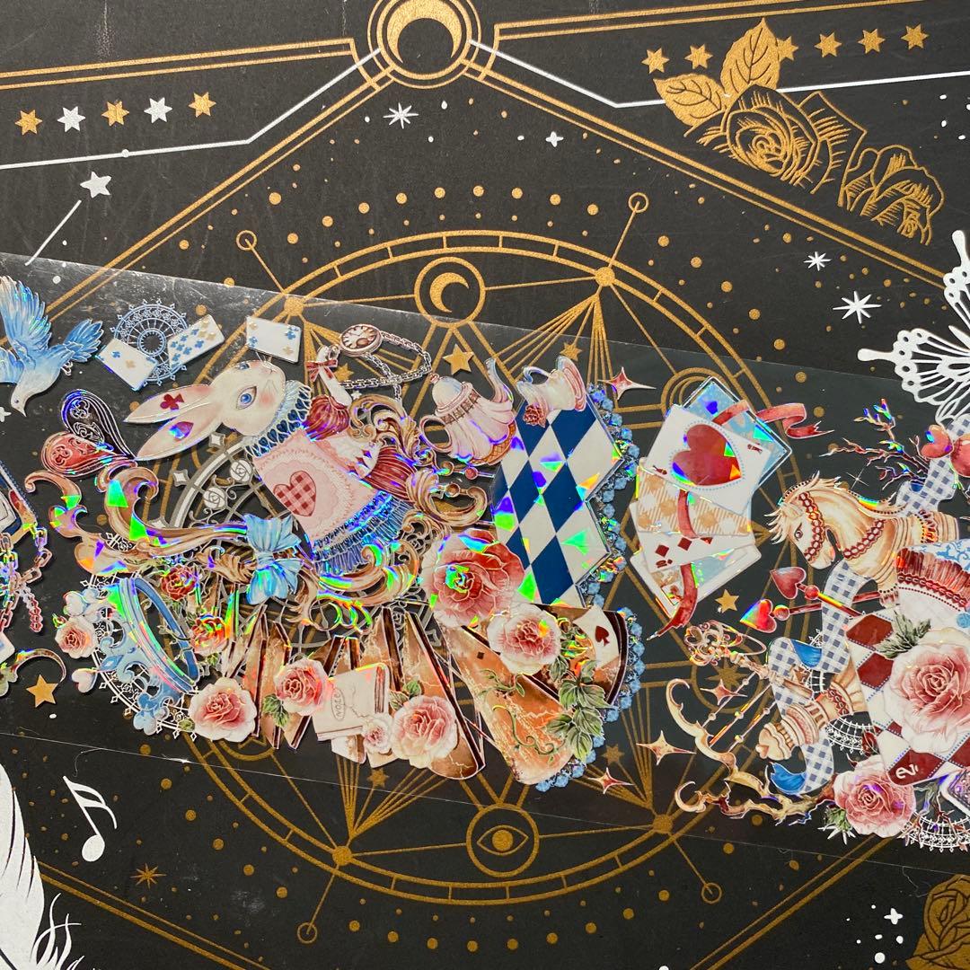 【9221】海外　中古巻　貝殻光マスキングテープ　アイリス　童話世界　残量多め