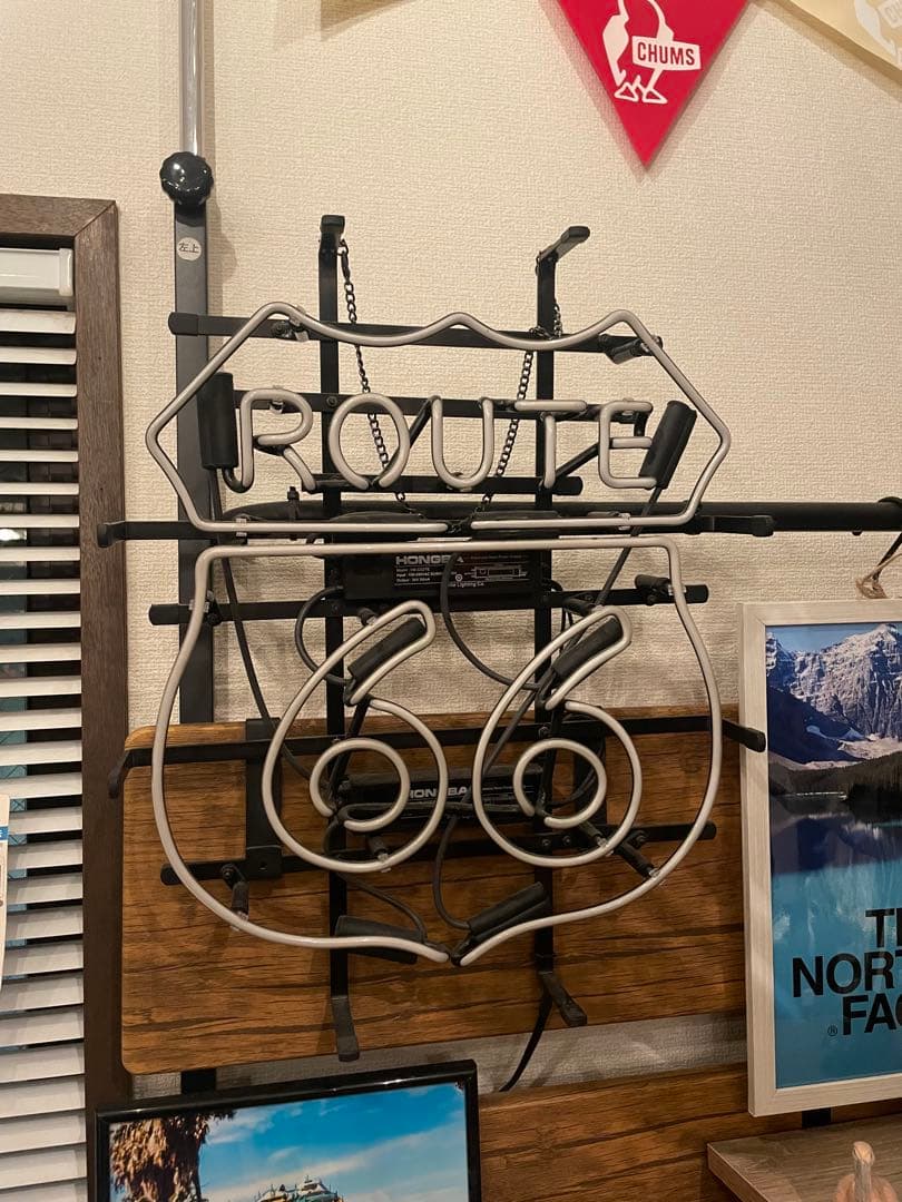 ルート66 ネオンライト 約44cm x 36cm