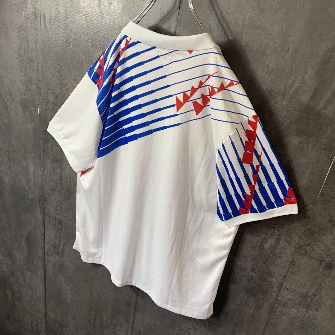 【★ドーハの悲劇】 古着 サッカー 日本代表 94年 ユニフォーム 炎 アウェイ